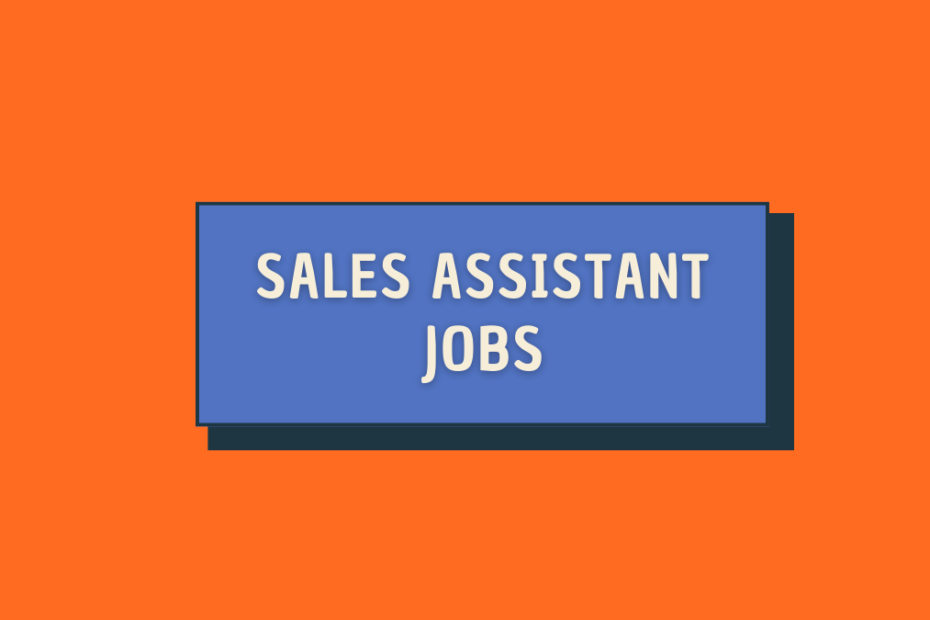 Sales assistant jobs